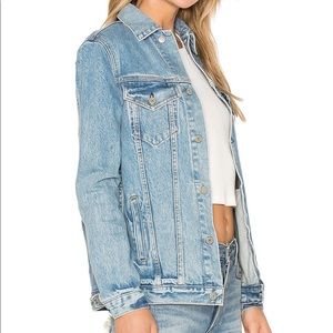 GRLFRND Denim Daria Oversized Trucker Jean Jacket Small